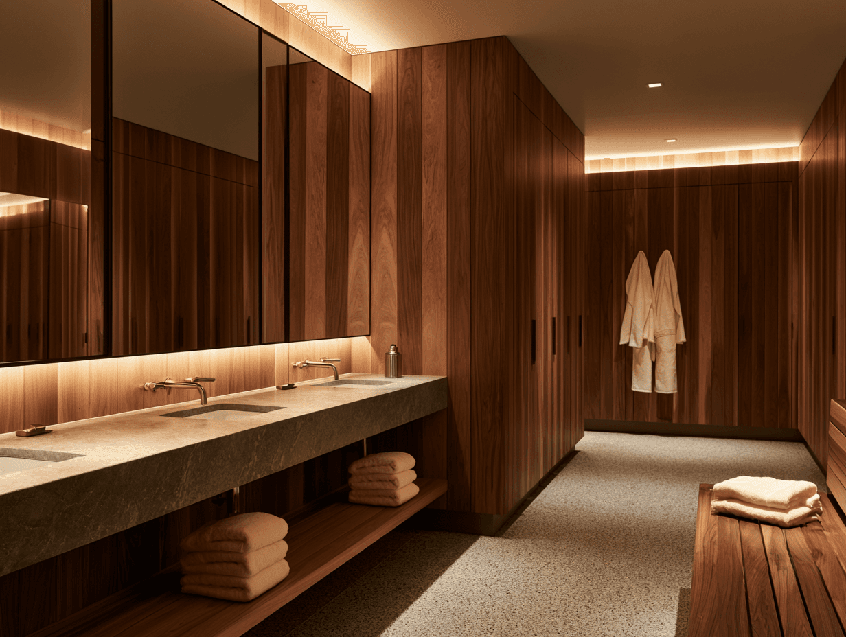 Locker rooms